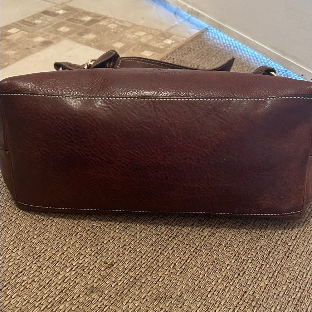 Dooney and bourke Brown Leather Shoulder Bag - Picture 6 of 12